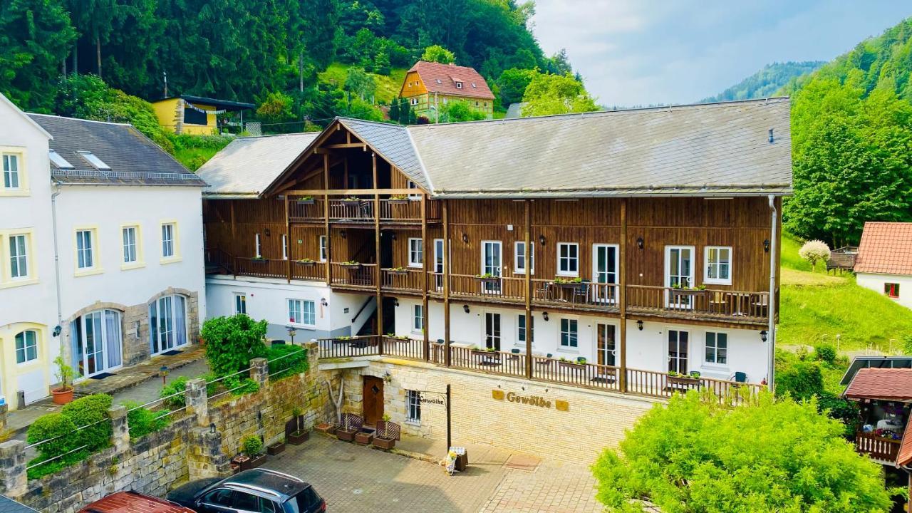 Hotel Erbgericht Bad Schandau Dış mekan fotoğraf